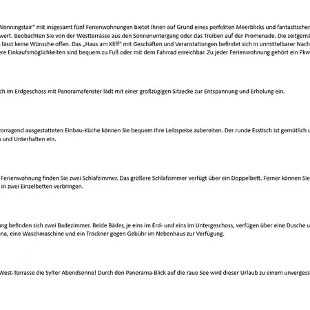 Wonningstair - Duenenstr 19, App 5